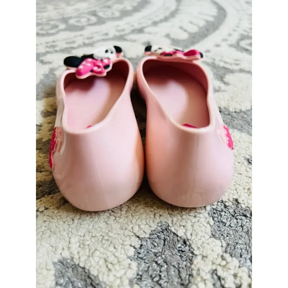 NWT❤️Mini Melissa Disney Minnie Mouse Girls shoes sz4